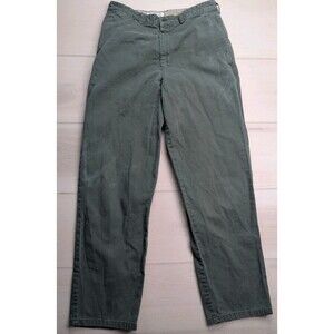 Vintage Banana Republic Pants Mens 30x30 Safari & Travel Flat Front Chino Green